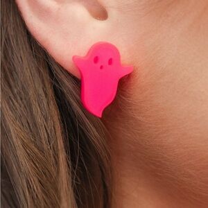 Pink Jess Lea Ghost Earrings
